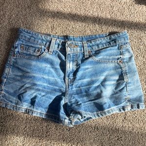 LEVI’S blue jean shorts